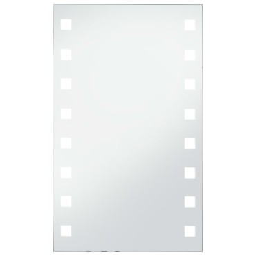 vidaXL Καθρέφτης Μπάνιου Τοίχου με LED 60 x 100 εκ.