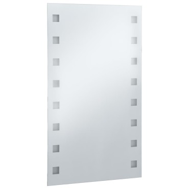 vidaXL Καθρέφτης Μπάνιου Τοίχου με LED 60 x 100 εκ.