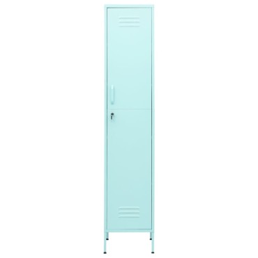 vidaXL Φοριαμός Χρώμα Μέντα 35x46x180cm από Ατσάλι 1 τεμ.