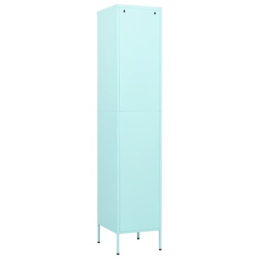 vidaXL Φοριαμός Χρώμα Μέντα 35x46x180cm από Ατσάλι 1 τεμ.