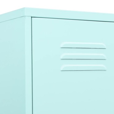 vidaXL Φοριαμός Χρώμα Μέντα 35x46x180cm από Ατσάλι 1 τεμ.