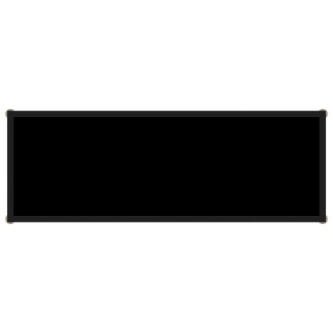 vidaXL Τραπέζι Κονσόλα Μαύρο 100x35x75cm από Ψημένο Γυαλί 1 τεμ.
