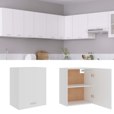 vidaXL Ντουλάπι Κρεμαστό Lyon Λευκό 50x31x60cm από Επεξ. Ξύλο 1 τεμ.
