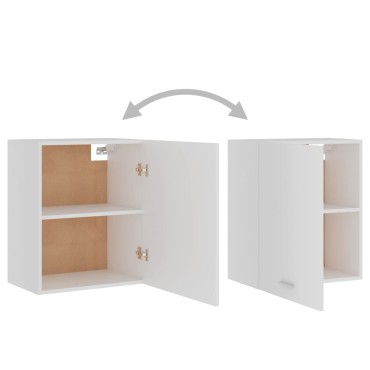 vidaXL Ντουλάπι Κρεμαστό Lyon Λευκό 50x31x60cm από Επεξ. Ξύλο 1 τεμ.
