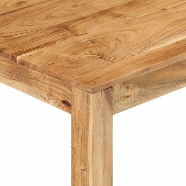 vidaXL Τραπεζάκι Σαλονιού 80x80x40cm από Μασίφ Ξύλο Ακακίας 1 τεμ.