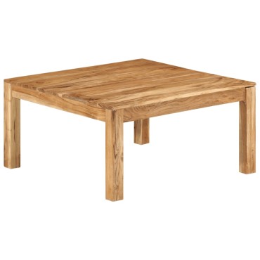 vidaXL Τραπεζάκι Σαλονιού 80x80x40cm από Μασίφ Ξύλο Ακακίας 1 τεμ.