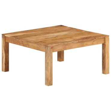 vidaXL Τραπεζάκι Σαλονιού 80x80x40cm από Μασίφ Ξύλο Ακακίας 1 τεμ.