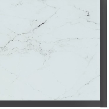 vidaXL Τραπέζι Κονσόλα Λευκό 180x35x75,5cm από Ψημένο Γυαλί 1 τεμ.