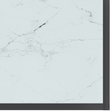 vidaXL Τραπέζι Κονσόλα Λευκό 220x35x75,5cm από Ψημένο Γυαλί 1 τεμ.