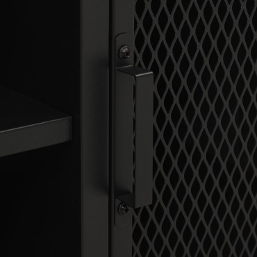 vidaXL Έπιπλο Τηλεόρασης Γκρι 105x36x47cm Μέταλλο / MDF