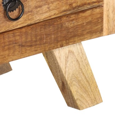 vidaXL Έπιπλο Τηλεόρασης 110x30x40cm από Μασίφ Ξύλο Μάνγκο