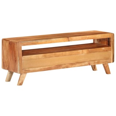 vidaXL Έπιπλο Τηλεόρασης 110x30x40cm από Μασίφ Ξύλο Ακακίας