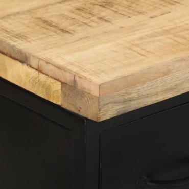 vidaXL Ντουλάπι 47x35x76cm από Ακατέργαστο Ξύλο Μάνγκο 1 τεμ.