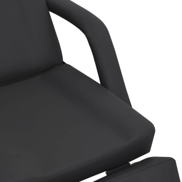 vidaXL Καρέκλα Αισθητικής Μαύρη 180 x 62 x 78 εκ. από Συνθετικό Δέρμα