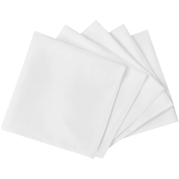 Πετσέτες Φαγητού 25 τεμ. Λευκές 50 x 50 εκ.