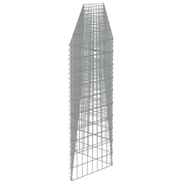 vidaXL Συρματοκιβώτιο Τοίχος 450x30x100cm από Γαλβανισμένο Χάλυβα