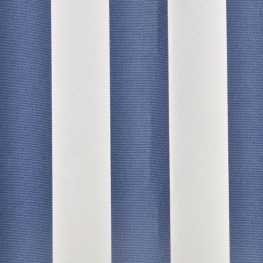vidaXL Τεντόπανο Μπλε / Λευκό 350 x 250 εκ. από Καραβόπανο