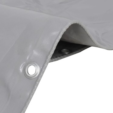 vidaXL Μουσαμάς Γκρι 1,5 x 20 μ. 650 γρ./μ.²