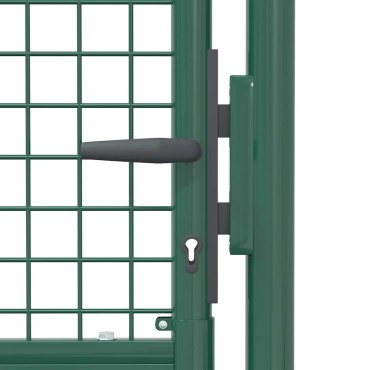 vidaXL Πόρτα Περίφραξης Πράσινη 100 x 75 εκ. Ατσάλινη