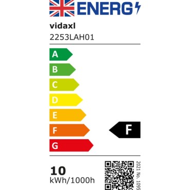 vidaXL Προβολέας LED Θερμό Λευκό 10 W