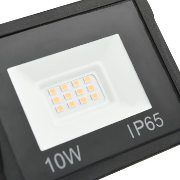 vidaXL Προβολέας LED Θερμό Λευκό 10 W