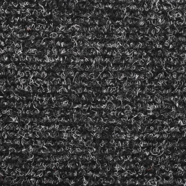 vidaXL Πατάκια Σκάλας Αυτοκόλ. 10 τεμ Σκ. Γκρι 65x21x4 εκ Βελονιασμένα