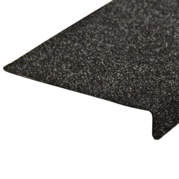 vidaXL Πατάκια Σκάλας 5 τεμ. Μαύρα 65x21x4 εκ. Βελονιασμένα