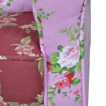 vidaXL Μπερζέρα με Σχέδιο Patchwork Υφασμάτινη 68x73x101cm 1 τεμ.