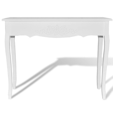 vidaXL Έπιπλο Τουαλέτα Λευκό 100x35x78cm 1 τεμ.