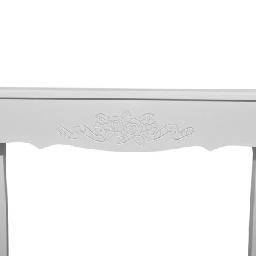 vidaXL Έπιπλο Τουαλέτα Λευκό 100x35x78cm 1 τεμ.