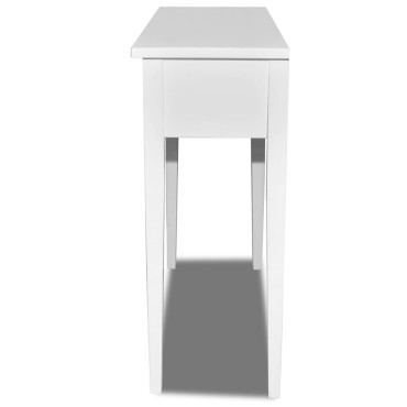 vidaXL Έπιπλο Τουαλέτα με Δύο Συρτάρια Λευκό 79x30x74cm 1 τεμ.