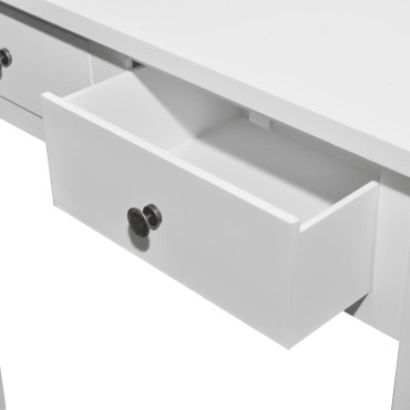vidaXL Έπιπλο Τουαλέτα με Δύο Συρτάρια Λευκό 79x30x74cm 1 τεμ.