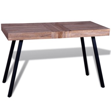 vidaXL Τραπέζι από Ανακυκλωμένο Ξύλο Teak 119x58x76cm 1 τεμ.