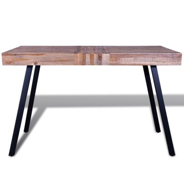 vidaXL Τραπέζι από Ανακυκλωμένο Ξύλο Teak 119x58x76cm 1 τεμ.