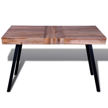vidaXL Τραπέζι από Ανακυκλωμένο Ξύλο Teak 119x58x76cm 1 τεμ.