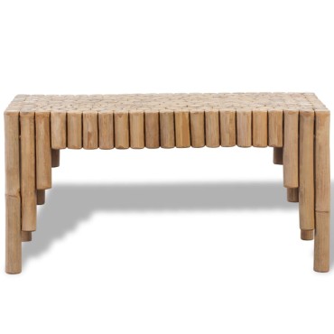 vidaXL Τραπεζάκι Σαλονιού από Μπαμπού 70x35x35cm 1 τεμ.