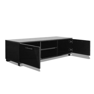 vidaXL Έπιπλο Τηλεόρασης Γυαλιστερό Μαύρο 120x40,5x35cm