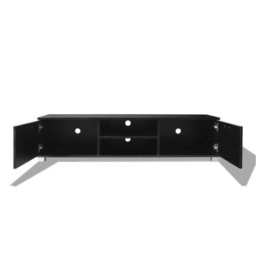 vidaXL Έπιπλο Τηλεόρασης Γυαλιστερό Μαύρο 140x40,5x35cm