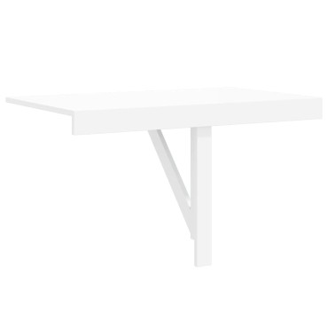 vidaXL Τραπέζι Τοίχου Πτυσσόμενο Λευκό 100x60cm 1 τεμ.