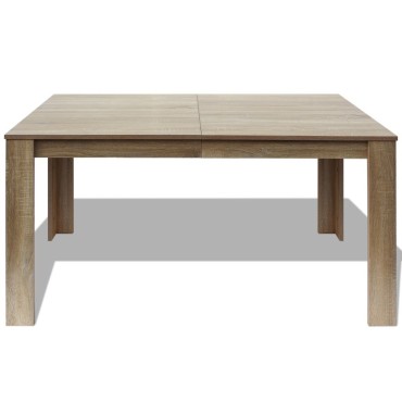 vidaXL Τραπεζαρία Χρώμα Δρυς 140x80x75cm 1 τεμ.