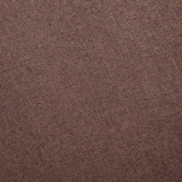 vidaXL Σετ Σαλονιού 2 τεμ. Καφέ Υφασμάτινο 116x70x73cm  Διθέσιος Τριθέσιος
