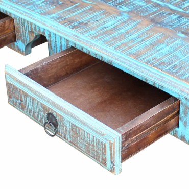 vidaXL Γραφείο από Μασίφ Ανακυκλωμένο Ξύλο 110x50x76cm 1 τεμ.