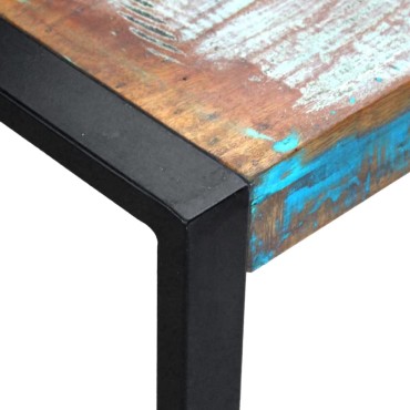 vidaXL Τραπεζάκι Σαλονιού 80x80x40cm από Μασίφ Ανακυκλωμένο Ξύλο 1 τεμ.