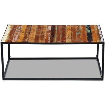 vidaXL Τραπεζάκι Σαλονιού 100x60x40cm από Μασίφ Ανακυκλωμένο Ξύλο 1 τεμ.