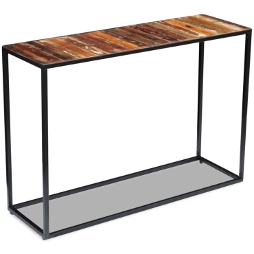 vidaXL Τραπέζι Κονσόλα 110x35x76cm από Μασίφ Ανακυκλωμένο Ξύλο 1 τεμ.