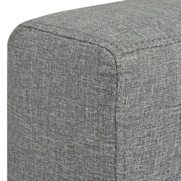 vidaXL Πολυθρόνα Ανοιχτό Γκρι Υφασμάτινη 82x73x78cm 1 τεμ.