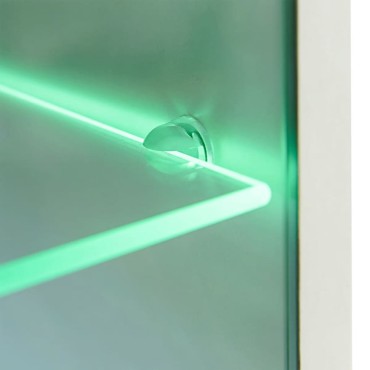 vidaXL Σύνθετο Τηλεόρασης με Φωτισμό LED 5 τεμ. Μαύρο 240x40x195cm
