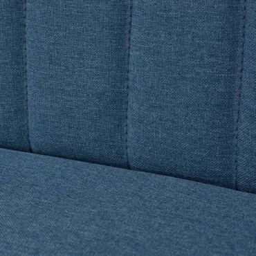 vidaXL Καναπές Μπλε 117x55,5x77cm Υφασμάτινος