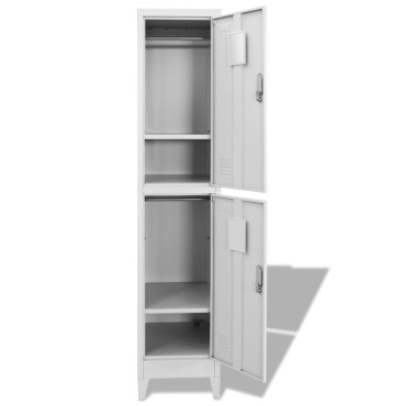 vidaXL Φοριαμός 38x45x180cm με 2 Τμήματα 1 τεμ.