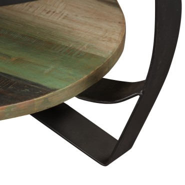 vidaXL Τραπεζάκι Σαλονιού 65x32cm από Μασίφ Ανακυκλωμένο Ξύλο 1 τεμ.